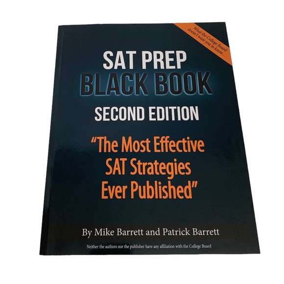 SAT Prep Black Book 2nd Ed. Most Effective SAT Test Strategies Study Resource - Picture 1 of 13